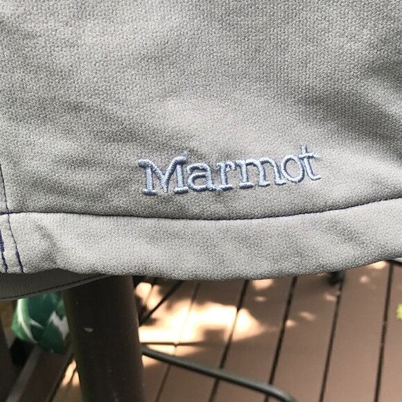 Marmot Gray Softshell Jacket Size M - Picture 6 of 7